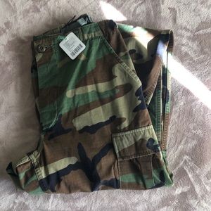 Vintage Recycled Camouflage Cargo Pants